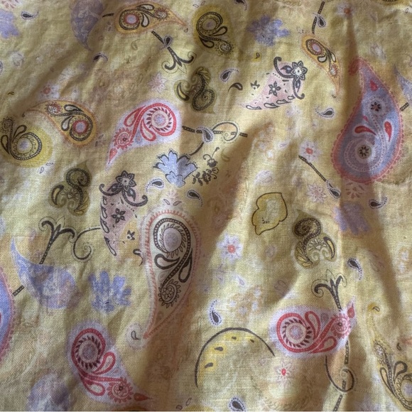 Charlie Holiday floral linen dress size large - Picture 10 of 11